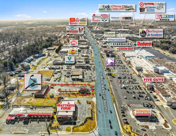 More Photos Of 216 Hufman mill Rd, Burlington Fast Food For Sale