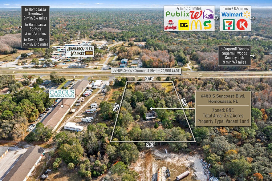 More Photos Of 6480 S Suncoast Blvd, Homosassa Land For Sale