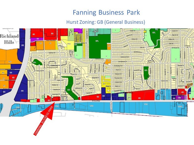 More Photos Of 100 Fanning Dr, Hurst Land For Lease