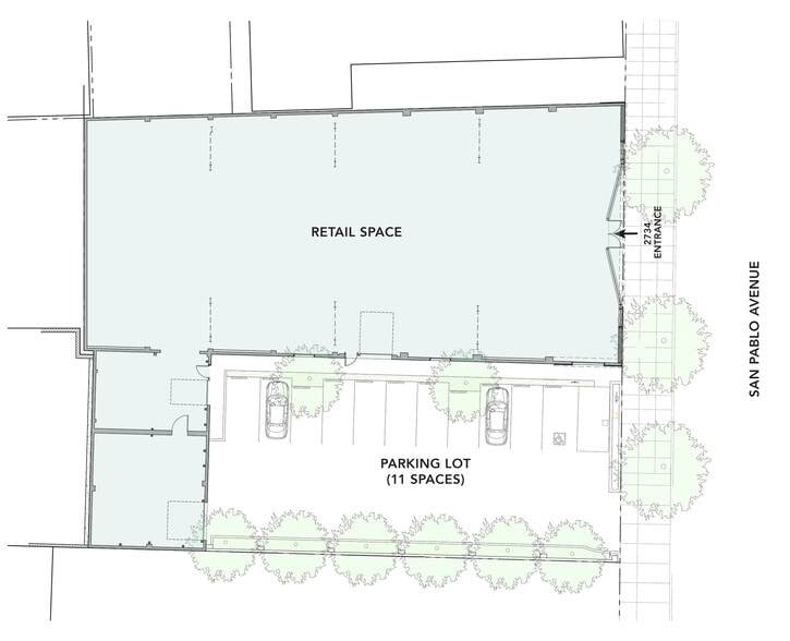 More Photos Of 2734 San Pablo Ave, Berkeley General Retail For Lease
