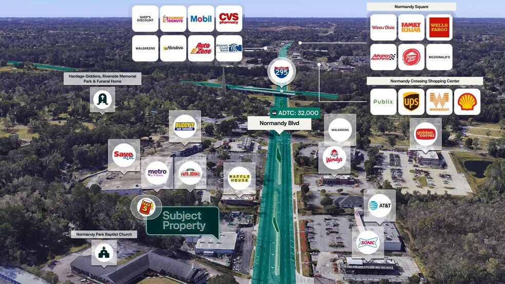 More Photos Of 7102 Normandy Blvd, Jacksonville Freestanding For Sale