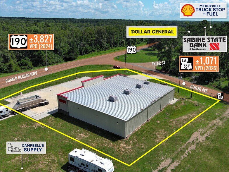 More Photos Of 11787 Highway 190 W, Merryville Freestanding For Lease