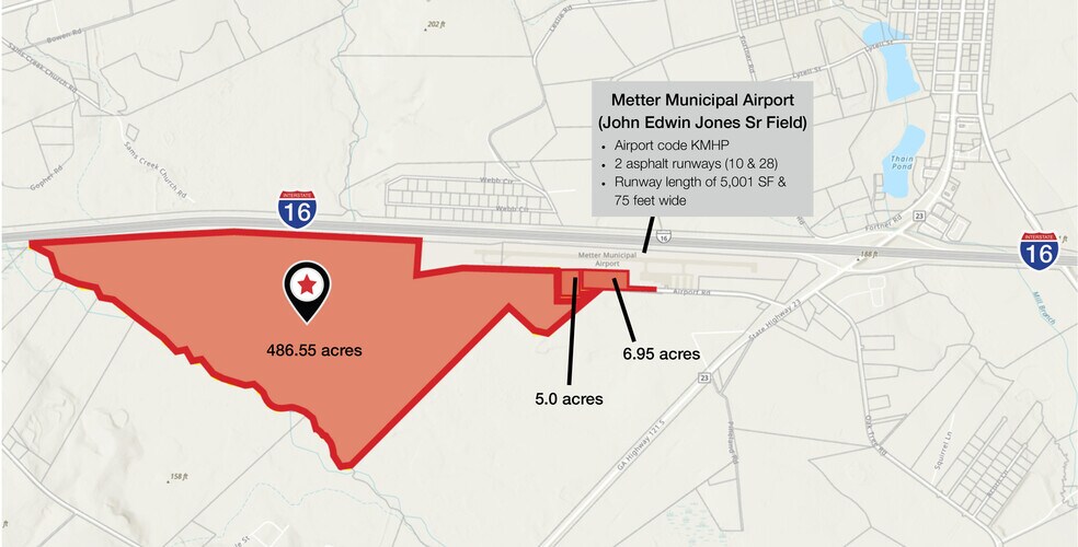 More Photos Of Highway 16, Metter Land For Sale