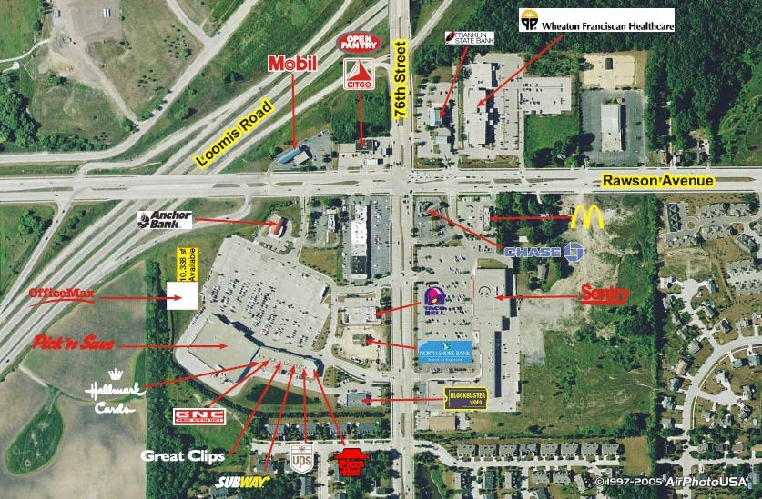 More Photos Of 7201-7255 S 76th St, Franklin General Retail For Lease