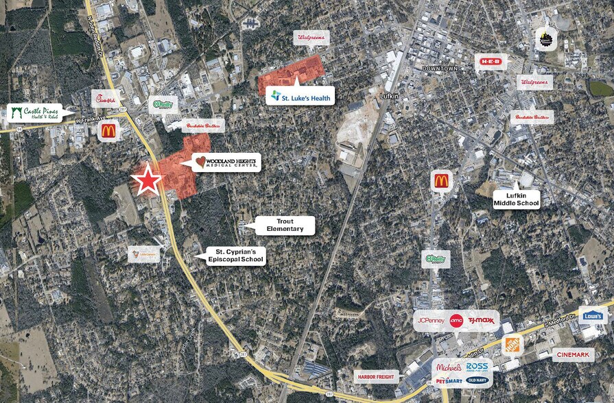 More Photos Of 700 S John Redditt Dr, Lufkin Medical For Sale