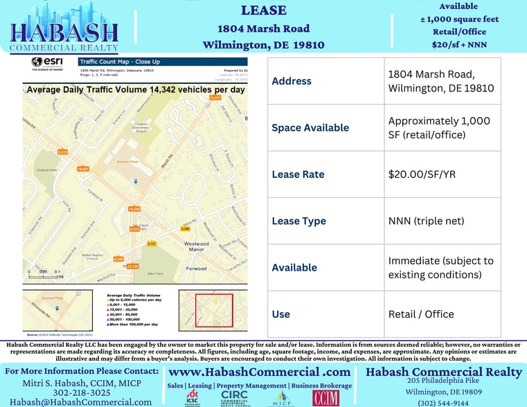 More Photos Of 1802-1810 Marsh Rd, Wilmington Unknown For Lease