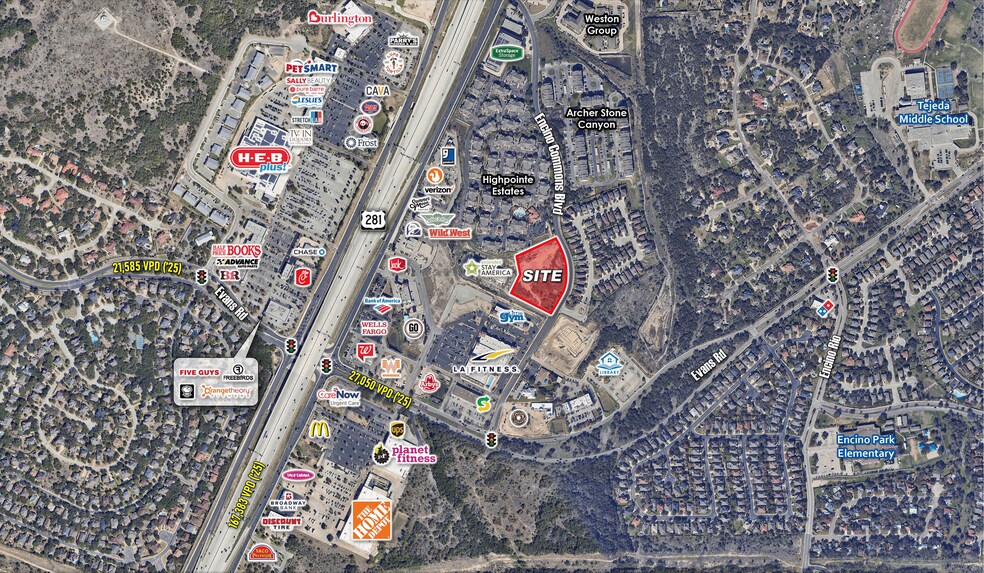 Primary Photo Of 21211 Encino Commons, San Antonio Land For Sale