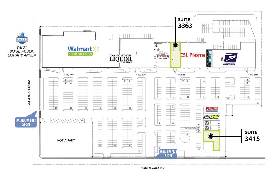 More Photos Of 3231-3485 N Cole Rd, Boise Unknown For Lease