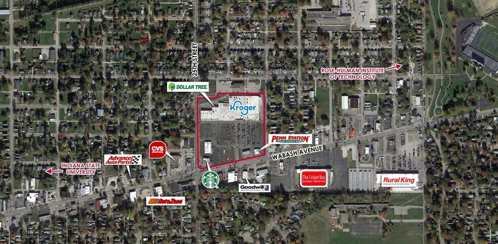 More Photos Of 2500-2720 Wabash Ave, Terre Haute General Retail For Lease