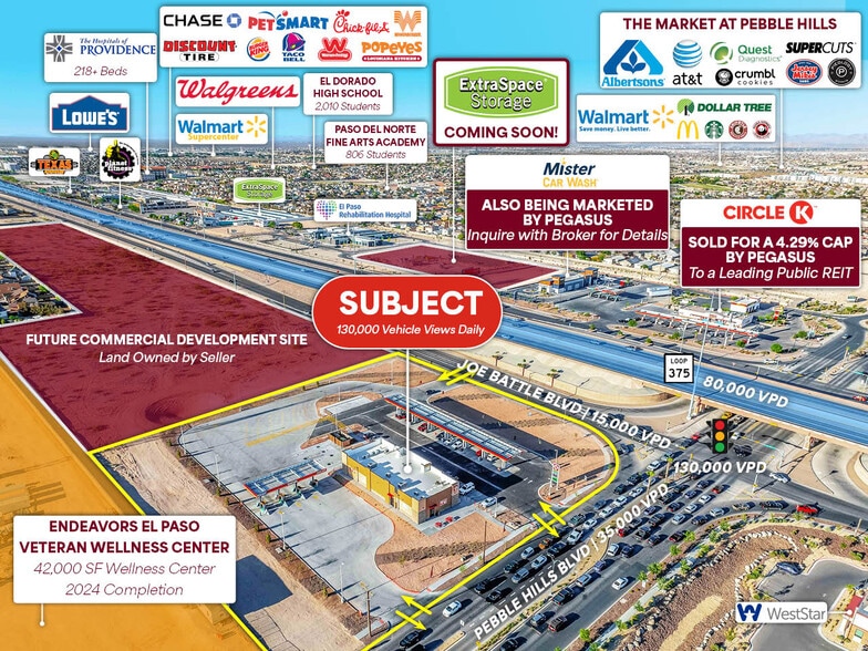 More Photos Of 2301 Joe Battle Blvd, El Paso Convenience Store For Sale