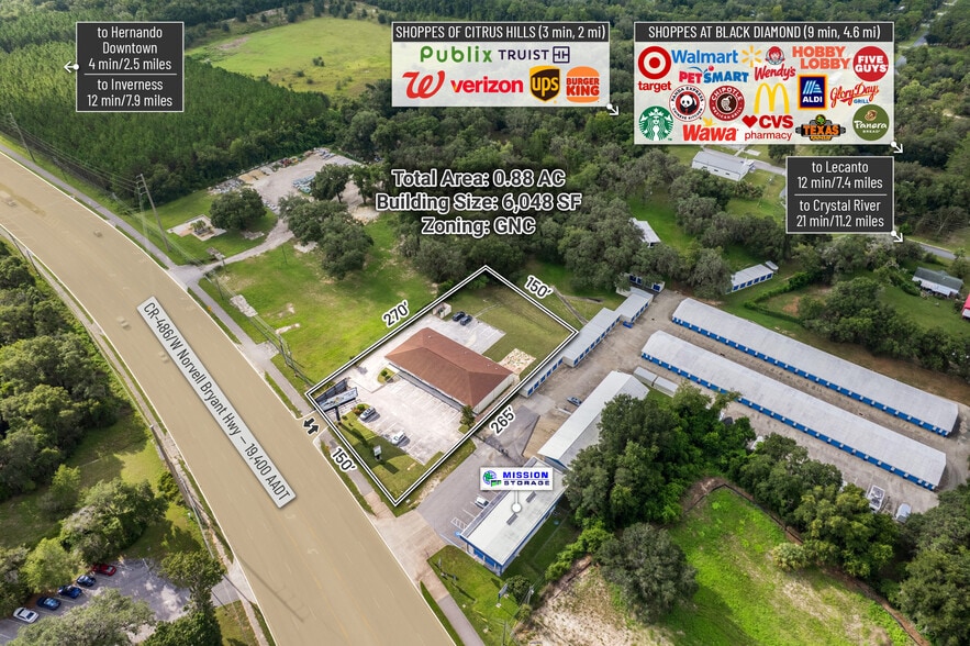 More Photos Of 1298 E Norvell Bryant Hwy, Hernando Freestanding For Sale