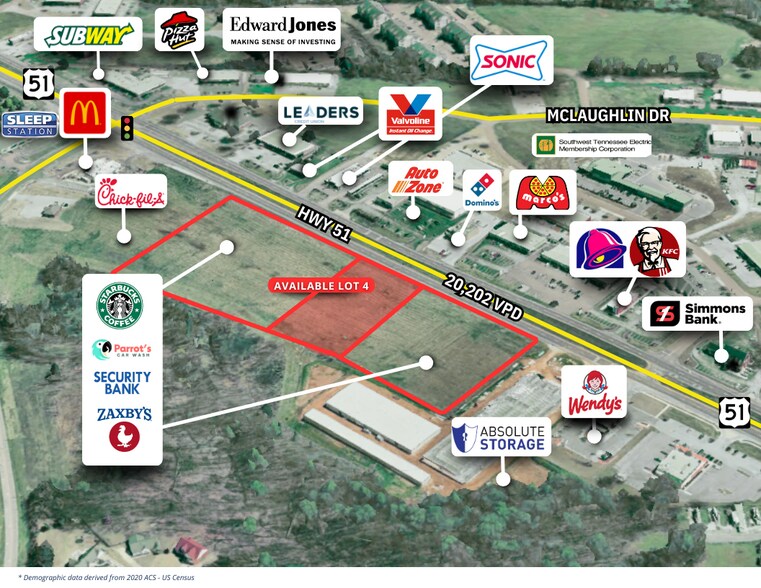 Primary Photo Of Hwy 51 & Atoka-Munford Rd, Atoka Land For Lease
