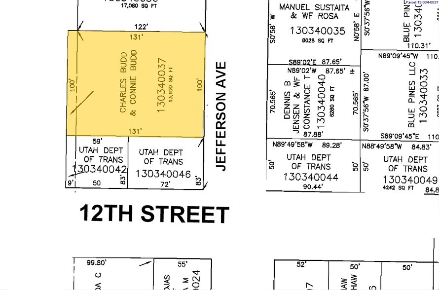 Primary Photo Of 584 E 12th St, Ogden Land For Sale