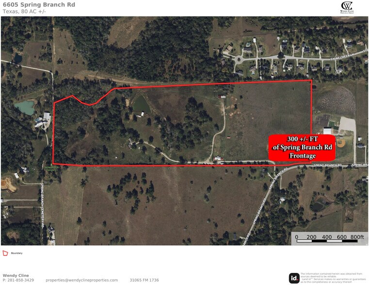 More Photos Of 6605 Spring Branch Rd, Montgomery Land For Sale