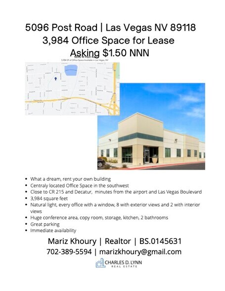 More Photos Of 5096 W Post Rd, Las Vegas Office Residential For Sale