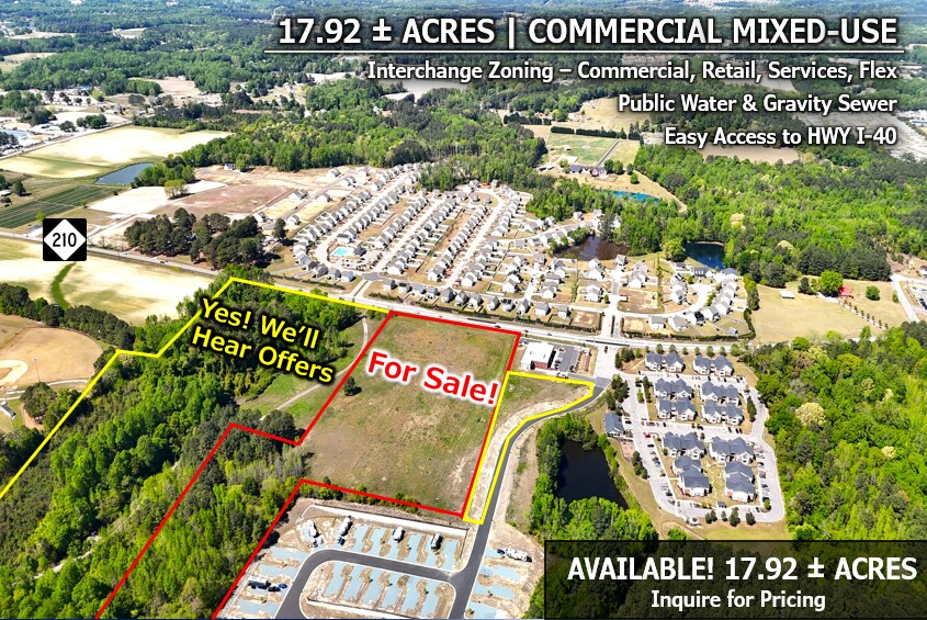 Primary Photo Of 12863 NC 210 Hwy, Benson Land For Sale