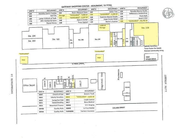 More Photos Of 126-190 Gateway, Beaumont Unknown For Lease