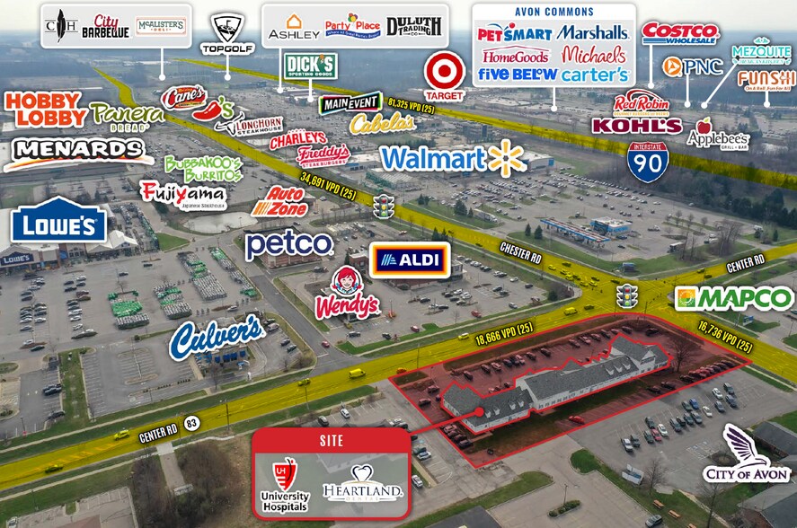 More Photos Of 1480 Center Rd, Avon Freestanding For Sale