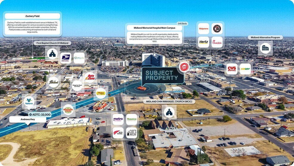 More Photos Of 427 Andrews Hwy, Midland Restaurant For Sale