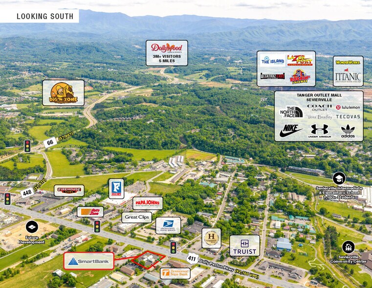 More Photos Of 710 Dolly Parton Pky, Sevierville Bank For Sale