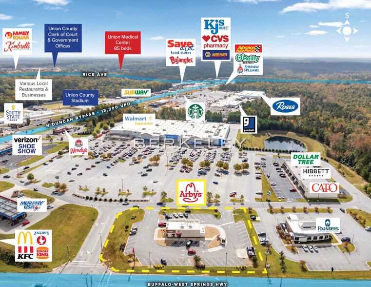 More Photos Of 313 Buffalo West Springs Hwy, Union Fast Food For Sale