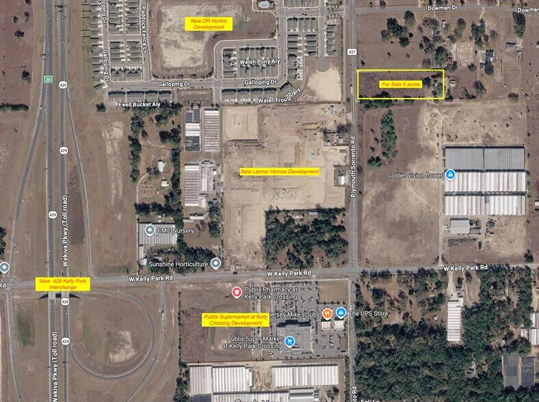 Primary Photo Of 5221 Plymouth Sorrento Rd, Apopka Land For Sale