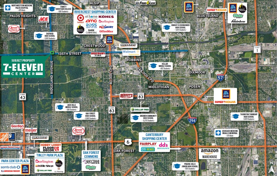 More Photos Of 6350 W 135th St, Palos Heights Service Station For Sale