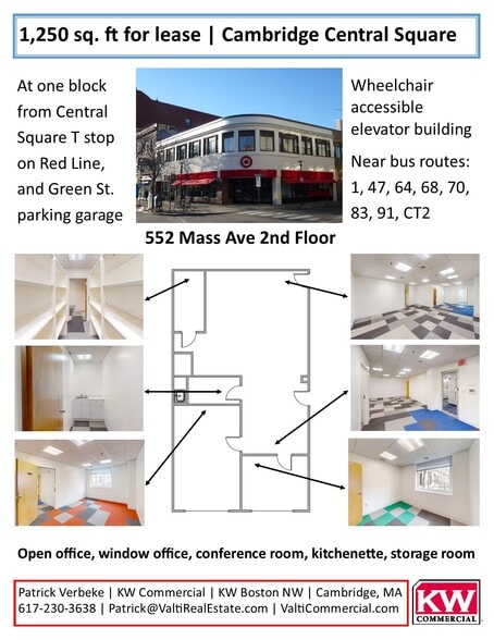 More Photos Of 552-564 Massachusetts Ave, Cambridge Office For Lease