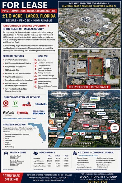 More Photos Of 12957 Seminole Boulevard, Largo Land For Sale