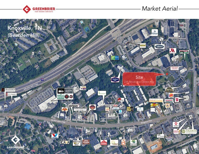 More Photos Of 235 Brookview Centre way, Knoxville Land For Lease