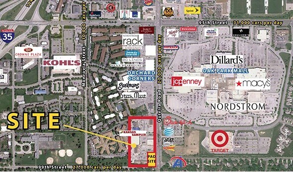 More Photos Of 9876 Quivira Rd, Lenexa Land For Lease