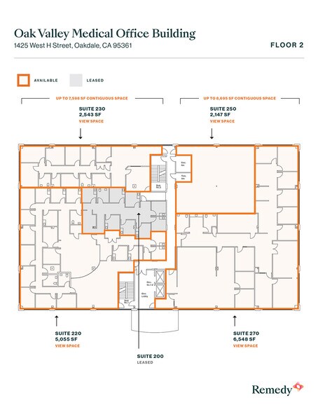More Photos Of 1425 W H St, Oakdale Medical For Lease