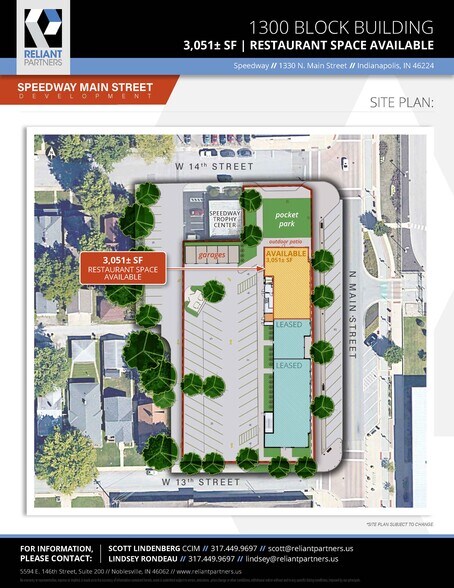 More Photos Of 1302 Main St, Speedway Apartments For Lease