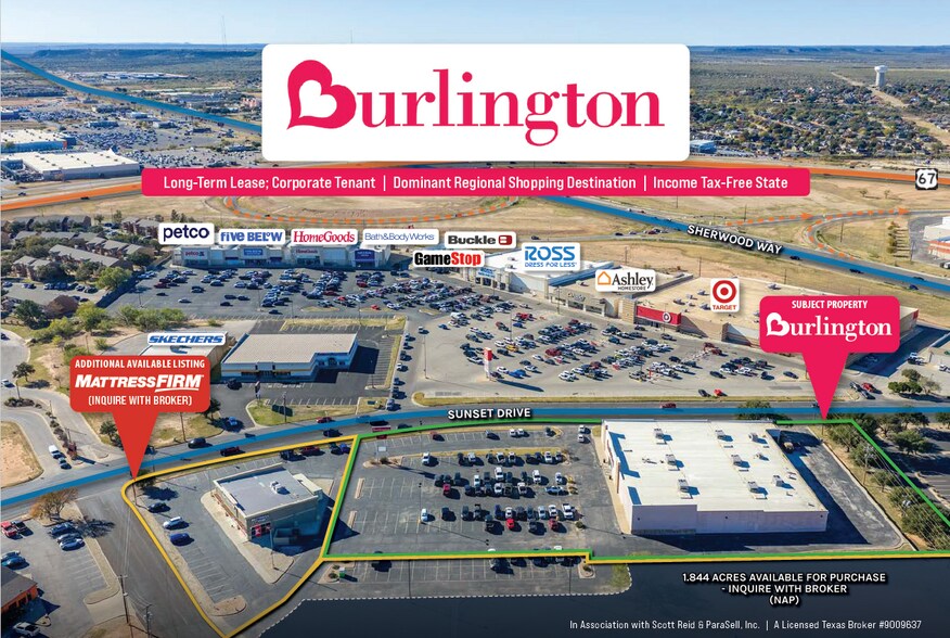 Primary Photo Of 4238 Sunset Dr, San Angelo Freestanding For Sale