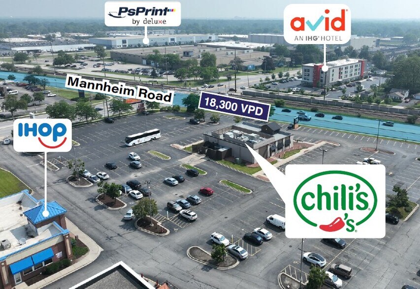 More Photos Of 7140 Mannheim Rd, Rosemont Restaurant For Sale