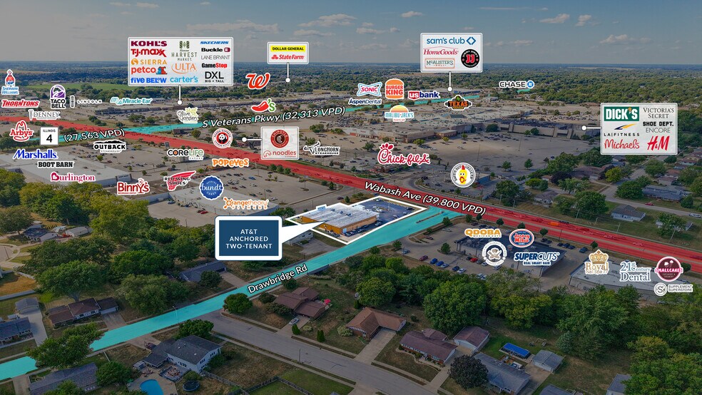 More Photos Of 2400 W Wabash Ave, Springfield Freestanding For Sale