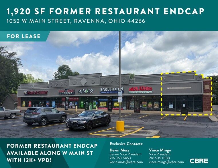 Primary Photo Of 1052-1064 Main St, Ravenna General Retail For Lease