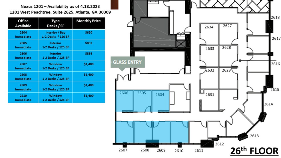 More Photos Of 1201 W Peachtree St NW, Atlanta Coworking Space