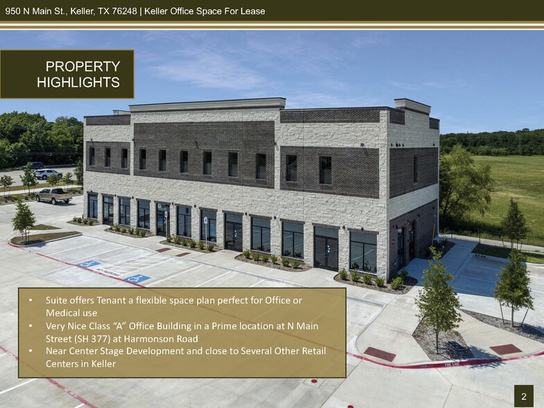 More Photos Of 950 N Main St, Keller Medical For Lease