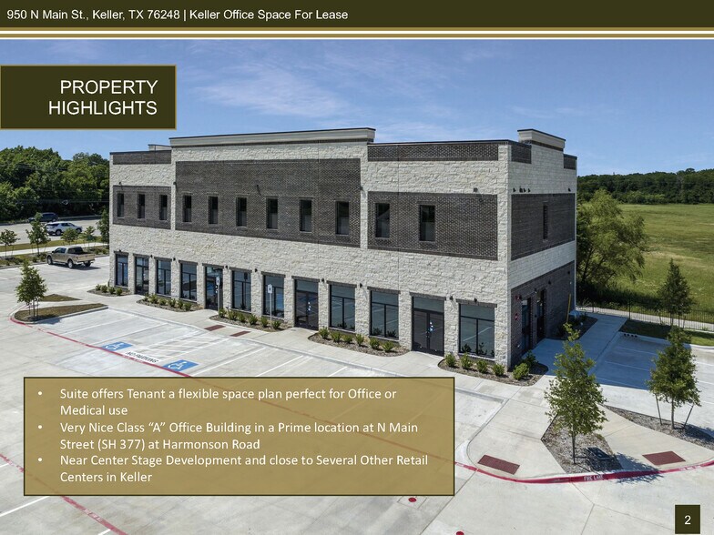 More Photos Of 950 N Main St, Keller Medical For Lease