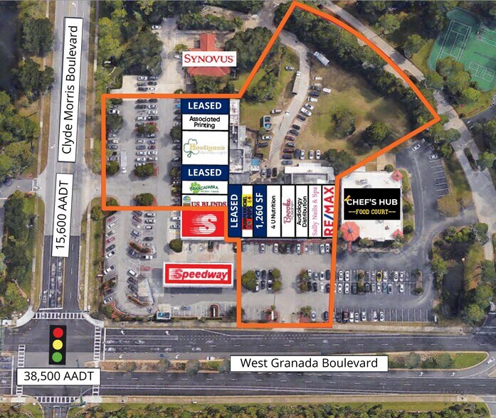More Photos Of 1106-1138 W Granada Blvd, Ormond Beach General Retail For Sale