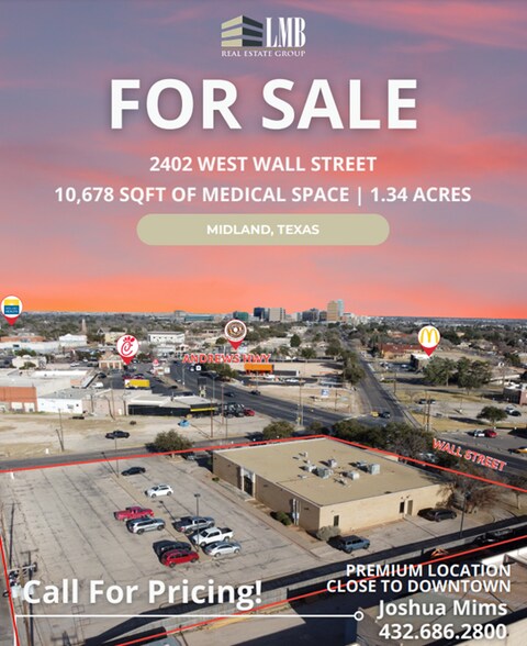Primary Photo Of 2402 W Wall St, Midland Medical For Sale