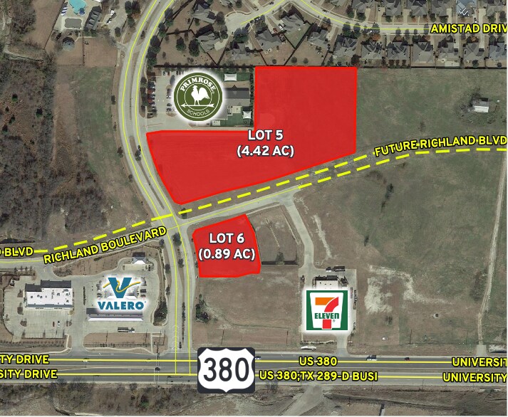 Primary Photo Of Highway 380 & La Cima Boulevard, Prosper Land For Sale