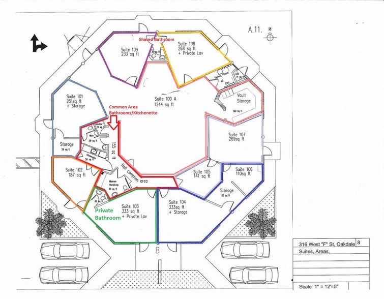 More Photos Of 316 W F St, Oakdale Storefront Retail Office For Lease