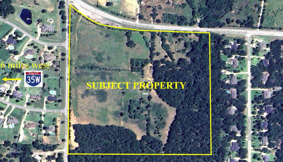 More Photos Of 6830 Rendon Bloodworth Rd, Fort Worth Land For Sale