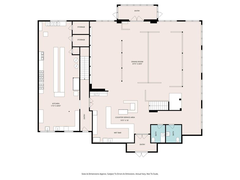 More Photos Of 3126 Woodbridge Ave, Edison Restaurant For Lease