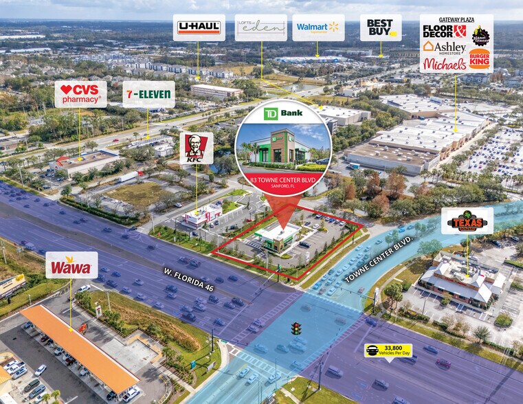 More Photos Of 83 Towne Center Blvd, Sanford Freestanding For Sale