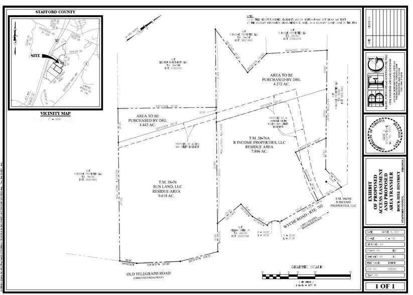 Primary Photo Of 245 Wyche Rd, Stafford Land For Sale