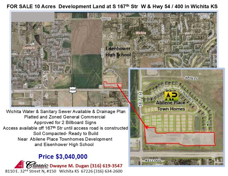 Primary Photo Of S 167th Str W w, Wichita Land For Sale