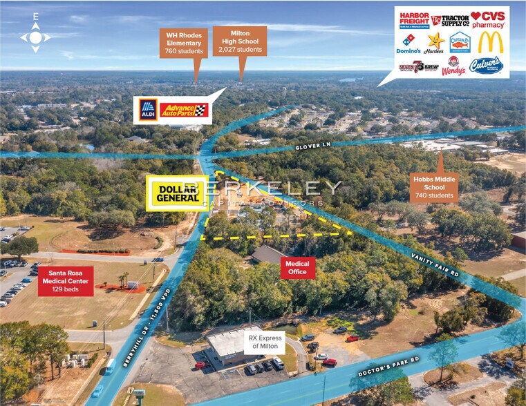 More Photos Of 6026 Berryhill rd, Milton General Retail For Sale